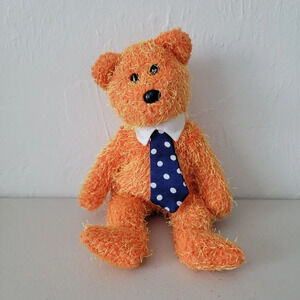 TY Beanie Baby Pappa 2002 Orange Plush Teddy Bear Collectible Fathers Day